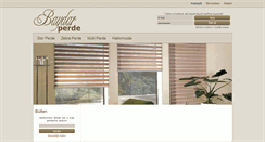 Desktop Screenshot of baydarperde.com